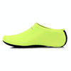 Yoogan Pair Unisex Outdoor Non-Slip Beach Socks for Swimming Diving Snorkeling, Shoe Size:M35-36(Fluorescent Green)