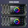 For Volkswagen Q3300KT 7-inch 1+16G Car Multimedia Player Navigation Bluetooth Reversing Integrated Machine Android 10.0, Style:Standard+12Lights Camera