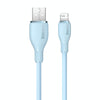 Baseus Pudding Series 2.4A USB to 8 Pin Fast Charging Data Cable, Length:2m(Blue)