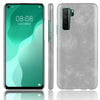 For Huawei P40 LITE 5G/Nova 7 SE Shockproof Litchi Texture PC + PU Case(Gray)