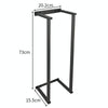 Stainless Steel Bathroom Wall Towel Bar Wall Mounted Towel Storage Rack(Black)