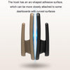 4pcs /Set Car Dashboard Adhesive Multifunctional Small Hook(Black)
