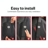 30cm Carbon Fiber Car Leather Seat Belt Cover Shoulder Pads For Trucks