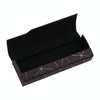 Lattice Pattern Portable Glasses Box(Dazzle White)