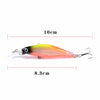 M0137 8cm/6.3g Submerged Mino Roadrunner Bait Bionic Plastic Hard Bait(8)
