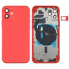 iPhone 12 Red Battery Back Cover with Keys, Tray & Flex Cable
