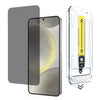 For Samsung Galaxy S24 5G Dust-Free Easy Install Privacy Tempered Glass Film(Black Side)