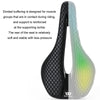 WEST BIKING Road Bicycle Carbon Fiber Ultralight Breathable Seat(Black)