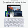 450 78 Keys Ultra-thin USB Wired Keyboard(Silver)