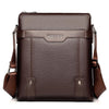 WEIXIER 18067 2 In 1 Men Leisure Style PU Leather Single Shoulder Bag with Handbag (Brown)