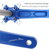 JIANKUN IXF Mountain Bike Hollow Crank Modified, Style:Left and Right Crank+Bottom Bracket(Purple)