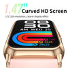 CY22 1.47 inch Steel Strap IP67 Waterproof Smart Watch, Support Heart Rate / Blood Pressure(Gold)