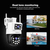 SriHome SH048 Dual Lens 2MP Colour Night Vision Security Camera, EU Plug