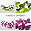 36 PCS Home Decoration Originality PC 3D Mirror Surface Butterfly Wall Paste