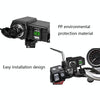Motorcycle Car Dual USB Mobile Phone Charger With Cigarette Lighter Interface Multi-function Digital Display Car Charger, Style:DYUK Blue Light