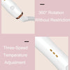 Automatic Curling Iron With Bi-Directional Rotating Ceramic Glaze Coating Hair Care, Plug: UK Plug White