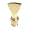 Water View Rockery Fountain All Copper Stainless Steel Adjustable Universal Fan-shaped Flat Nozzle, Size: 6 Point(Brass)