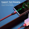 ENKAY 6-in-1 PD100W USB-A / Type-C to Type-C / 8 Pin / Micro USB Magnetic Fast Charging Cable, Cable Length:2m(Red)