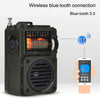 HanRongda HRD-700 Full Band Bluetooth MP3 Play Radio Station Memory Mechanical Tuning Radio(Green)