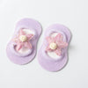 2 Pairs Baby Floor Socks Hollow Flower Spot Glue Non-Slip Children Socks, Toyan Socks: S 0-1 Years Old(Purple)
