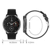 Wearkey Y23 1.32 Inch Health Monitoring Smart Watch with Password Lock(Black)