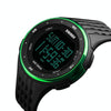 SKMEI 1219 Men Multi-Function Electronic Watch Outdoor Sports Watch(Green)