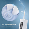 Portable Storable Tooth Flosser Smart Teeth Cleaning Instrument Household Teeth Cleaner With 4pcs Nozzles