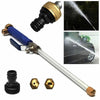 Garden Lawn Irrigation High Pressure Hose Spray Nozzle Car Wash Cleaning Tools (Yellow)
