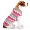 Christmas Snowflake Dog Sweater, XL (Rose Red)