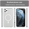 For iPhone 11 Pro Max MagSafe Frosted Translucent TPU + PC Full Coverage Phone Case(White)