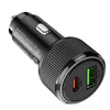 hoco NZ14A Guerrero PD20W + QC3.0 Dual-port USB Car Charger(Black)