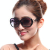Retro UV400 UV Protection PC Frame AC Lens Sunglasses(Coffee)