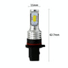 2 PCS P13w 72W 1000LM 6000-6500K Super Bright White Light Car Fog LED Bulbs, DC 12-24V