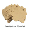 6 Sets DIY Christmas Tree Elevator Retro Card Labels Wedding Party Process Clip Stickers(White)