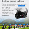 EJEAS Q7 Motorcycle Helmet Wireless Intercom Headsets Support Remote Control & Hands-Free