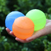 Summer Water Balloon Water Fight Kids Interactive Quick Fill Reusable Silicone Water Balloon(Blue Green)