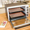High Temperature Resistant Silicone Baking Mat Macaron Puff Oven Mat(Red 30 Circle)