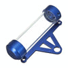 MP1001 Motorcycle Paper Car License Plate Placement Tube Waterproof Motorcycle Tax Tube Cylindrical Disc Paper Holder Air Vehicle License Plate Frame for Motorcycles(Blue)