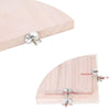 Natural Wood Parrot Perch Platform | Small Pet Stand 13x13cm