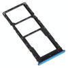 For infinix S5 X652 SIM Card Tray + SIM Card Tray + Micro SD Card Tray (Blue)