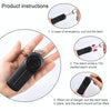 130dB Personal Safety Alarm Keychain with LED Light - Purple