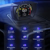 OBD2 GPS HUD Head-Up Display with Slope Meter | Car Speedometer