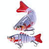HENGJIA JM062 7 Section Fish Fake Lures VIB Minnow Fishing Lures, Size: 10cm 15g(2)