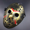 Halloween Party Cool Thicken Jason Mask(Gold)