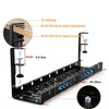 Stretchable Under Desk Cable Management Tray Carbon Steel Cable Organizer Cable Storage Rack(White)