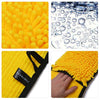 Chenille Pet Bath Towel, Yellow, 80x20cm - Soft & Absorbent