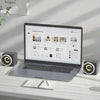 K1 Mini Desktop Computer Wired Speakers USB Subwoofer Speaker, Color: Light Edition White
