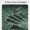 40x60cm Bedroom Doorway Fine Chenille Absorbent Floor Mat Bathtub Mat Bathroom Non-Slip Foot Mat(Deep Gray)