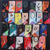 Letter Tarot Small Scarf for Women, Width: 6.2cm, Letter:Q