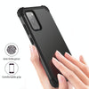 For Samsung Galaxy S20 FE 3 in 1 Shockproof PC + Silicone Protective Case(Black)